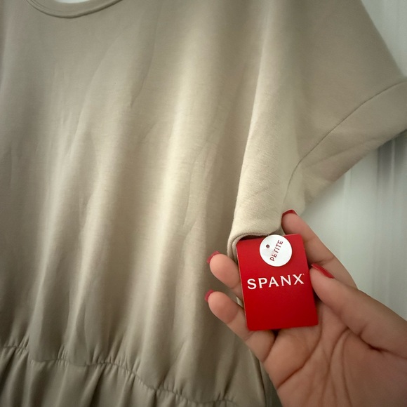 SPANX Air Essentials Petite Large Jumpsuit - Tahini LP - Picture 7 of 9